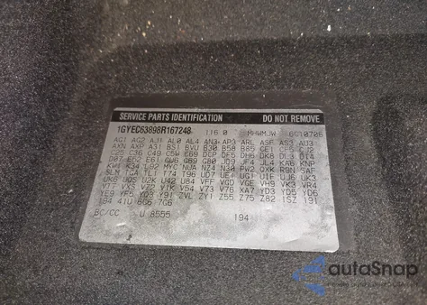 2008 Cadillac Escalade Standard from USA, damaged, VIN 1GYEC63898R167248